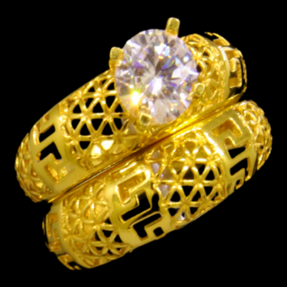 21K Gold Bridal Ring